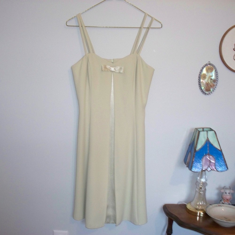 vintage sage green dress